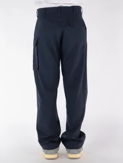 MARNI Pantaloni<PANTALONI IN FRESCO LANA CON TASCHE CARGO Blu