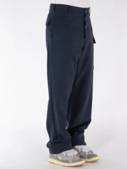 MARNI Pantaloni<PANTALONI IN FRESCO LANA CON TASCHE CARGO Blu