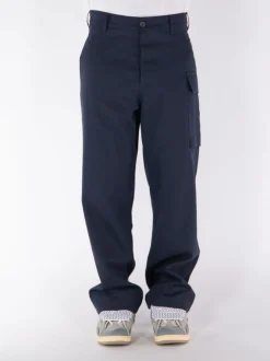 MARNI Pantaloni<PANTALONI IN FRESCO LANA CON TASCHE CARGO Blu