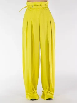 JIL SANDER Pantaloni<PANTALONI SARTORIALI Giallo