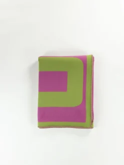 ETRO HOME ACCESSORY Complementi D'Arredo|Cuscini E Plaid<PLAID Verde, Fuxia