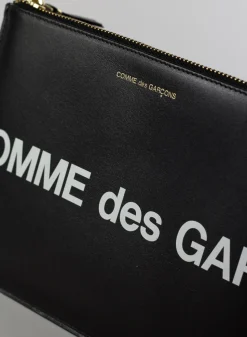 COMME DES GARCONS WALLET Pochette<POCHETTE HUGE LOGO UNISEX Nero