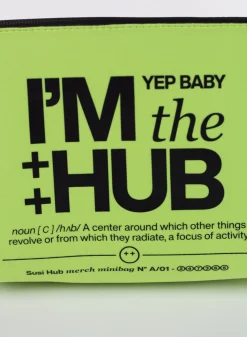 SUSI HUB MERCH Pochette<POCHETTE I'M THE HUB Giallo, Nero, Fluo