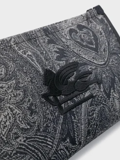 ETRO Beauty|Pochette<POCHETTE L DENIM PAISLEY UNISEX Bianco, Grigio