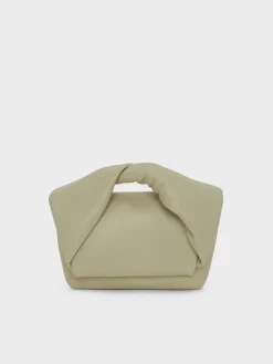 JW ANDERSON Borse A Mano<POCHETTE NANO TWISTER Verde