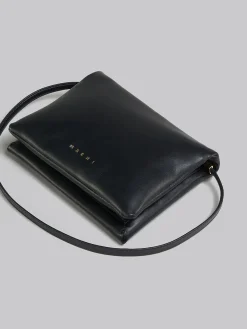 MARNI Pochette<POCHETTE PRISMA IN PELLE Nero