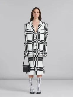 MARNI Pochette<POCHETTE PRISMA IN PELLE Nero
