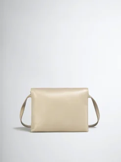MARNI Pochette<POCHETTE PRISMA IN PELLE Beige