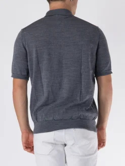 COMME DES GARCONS PLAY Polo|Polo<POLO A MANICHE CORTE CON LOGO UNISEX Bianco, Grigio, Nero, Rosso