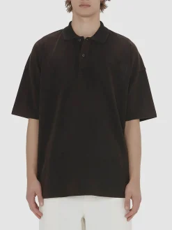 JW ANDERSON Polo<POLO ANCHOR SHORT SLEEVE Marrone
