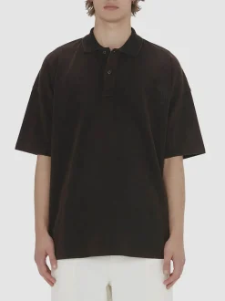 JW ANDERSON Polo<POLO ANCHOR SHORT SLEEVE Marrone