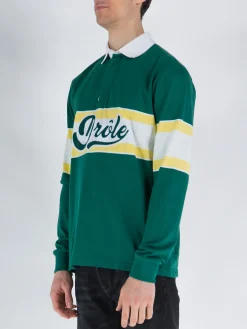DROLE DE MONSIEUR Polo<POLO CON MANICHE LUNGHE Bianco, Giallo, Verde
