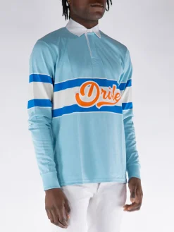 DROLE DE MONSIEUR Polo<POLO DROLE Arancione, Azzurro, Bianco, Blu
