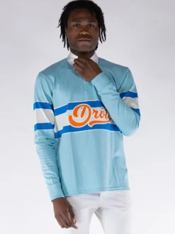 DROLE DE MONSIEUR Polo<POLO DROLE Arancione, Azzurro, Bianco, Blu