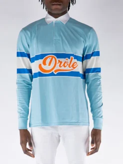 DROLE DE MONSIEUR Polo<POLO DROLE Arancione, Azzurro, Bianco, Blu