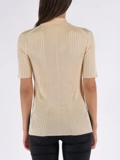JIL SANDER Polo<POLO IN MAGLIA Beige