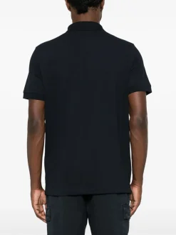 STONE ISLAND Polo<POLO IN PIQUET CON PATCH LOGO Blu
