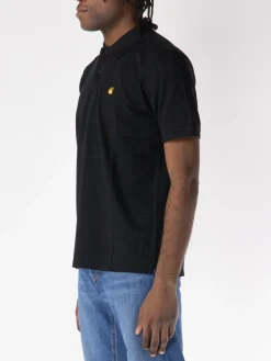 CARHARTT WIP Polo<POLO S/S CHASE Nero