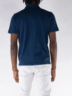 UNIVERSAL WORKS Polo<POLO S/S NEWLYN Blu
