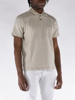 UNIVERSAL WORKS Polo<POLO S/S NEWLYN Beige