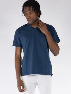 UNIVERSAL WORKS Polo<POLO VACATION Blu