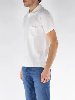 UNIVERSAL WORKS Polo<POLO VACATION Bianco