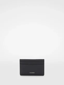 JIL SANDER Portafogli<PORTACARTE Nero