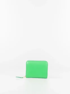 COMME DES GARCONS WALLET Portafogli<PORTAFOGLI WALLET CLASSIC Verde, Lime