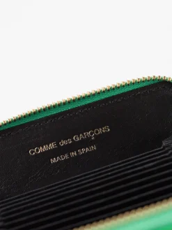 COMME DES GARCONS WALLET Portafogli<PORTAFOGLI WALLET CLASSIC Verde, Lime