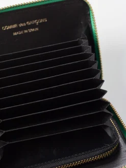COMME DES GARCONS WALLET Portafogli<PORTAFOGLI WALLET CLASSIC Verde, Lime