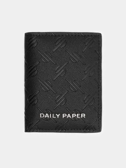 DAILY PAPER Portafogli<PORTAFOGLIO KIDIS MONOGRAM Nero