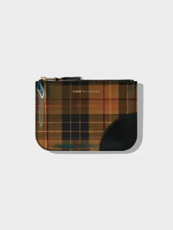 COMME DES GARCONS WALLET Portafogli|Portafogli<PORTAFOGLIO LENTICULAR TARTAN UNISEX Multicolor, Nero, Rosso