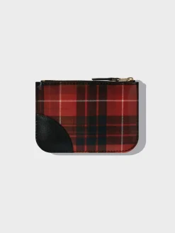 COMME DES GARCONS WALLET Portafogli|Portafogli<PORTAFOGLIO LENTICULAR TARTAN UNISEX Bianco, Nero, Rosso
