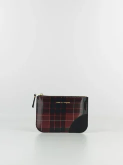 COMME DES GARCONS WALLET Portafogli|Portafogli<PORTAFOGLIO LENTICULAR TARTAN UNISEX Nero
