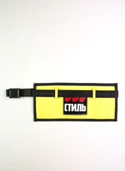 Portafogli<PORTAFOGLIO WALLET DOTS CTNM Giallo, Nero, Fluo