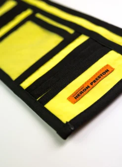 Portafogli<PORTAFOGLIO WALLET DOTS CTNM Giallo, Nero, Fluo