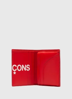 Portafogli<PORTAFOGLIO WALLET HUGE LOGO Rosso