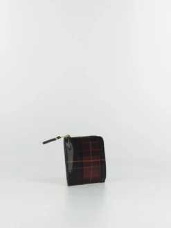 COMME DES GARCONS WALLET Portafogli|Portafogli<PORTAFOGLIO WALLET LENTICULAR TARTAN Rosso, Verde