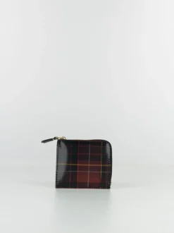 COMME DES GARCONS WALLET Portafogli|Portafogli<PORTAFOGLIO WALLET LENTICULAR TARTAN Rosso, Verde