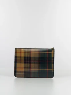 COMME DES GARCONS WALLET Portafogli|Portafogli<PORTAFOGLIO WALLET LENTICULAR TARTAN UNISEX Giallo, Verde