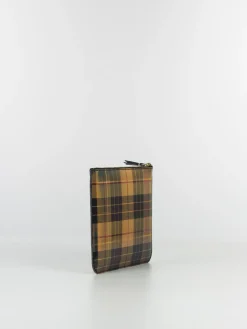 COMME DES GARCONS WALLET Portafogli|Portafogli<PORTAFOGLIO WALLET LENTICULAR TARTAN UNISEX Giallo, Verde