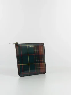 COMME DES GARCONS WALLET Portafogli|Portafogli<PORTAFOGLIO WALLET LENTICULAR TARTAN UNISEX Rosso, Verde