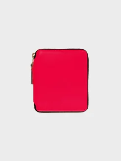 COMME DES GARCONS WALLET Portafogli<PORTAFOGLIO WALLET SUPER FLUO Arancione, Giallo, Rosa, Fluo
