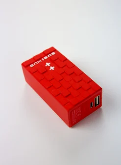 Articoli E Accessori Hi-Tech<POWERBANK RED BRICK SUSIHUB Rosso