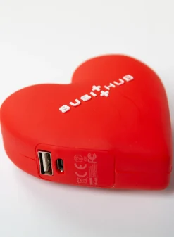 Articoli E Accessori Hi-Tech<POWERBANK RED HEART SUSIHUB Rosso