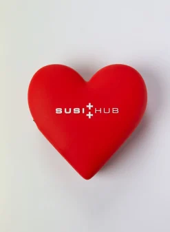 Articoli E Accessori Hi-Tech<POWERBANK RED HEART SUSIHUB Rosso