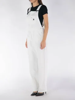 CARHARTT WIP Pantaloni<SALOPETTE BIB OVERALL Bianco