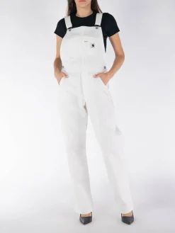 CARHARTT WIP Pantaloni<SALOPETTE BIB OVERALL Bianco