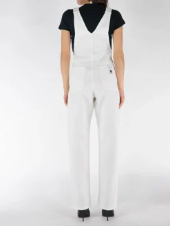 CARHARTT WIP Pantaloni<SALOPETTE BIB OVERALL Bianco
