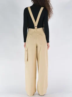 KENZO Pantaloni<SALOPETTE PARIS CARGO TROUSERS Beige